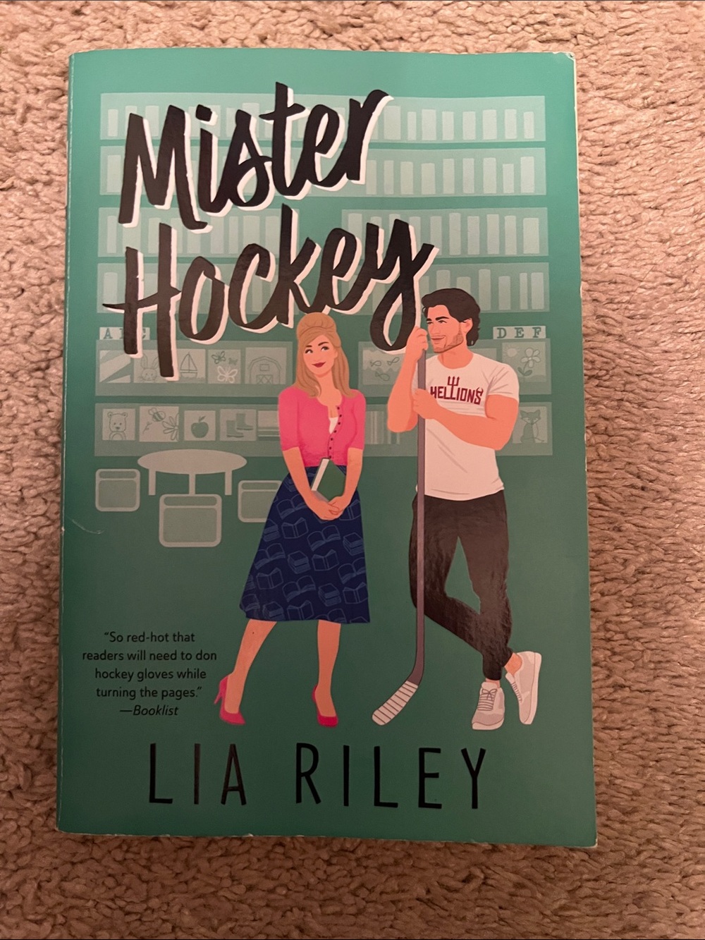 Mister Hockey by Lia Riley - Teal Cover Romance